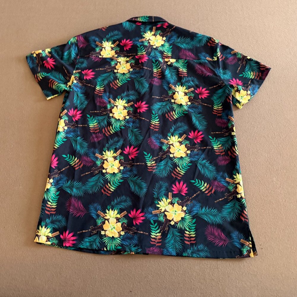 Retro Rifle Tropics Green/Yellow Button Down - Picture 4 of 4